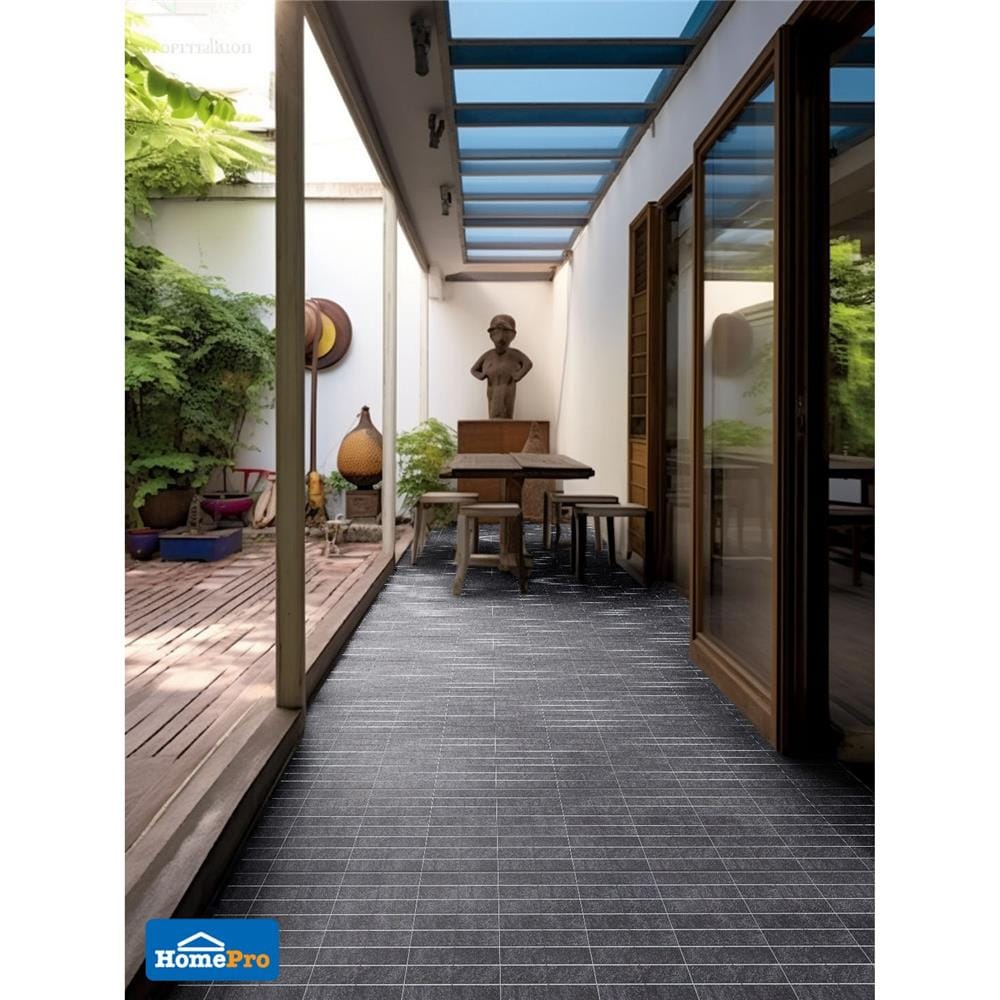 กระเบื้องพื้น 12x12 นิ้ว DURAGRES ฮาร์คินส์ เทาเข้ม A 1 ตร.ม.