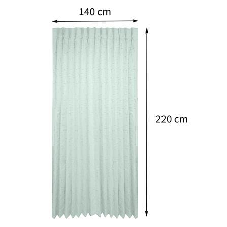 ผ้าม่านจีบ BENETTA BOSTON UV 140X220 ซม. สีเทา_5