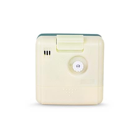 นาฬิกาปลุก RHYTHM CRE210NR05 2.3X2.3 นิ้ว สีขาว/เขียว_3