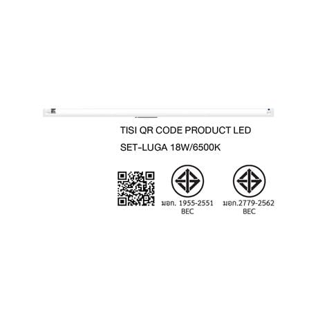ชุดรางนีออน LED BEC T8 SET-LUGA 18 วัตต์ DAYLIGHT_5