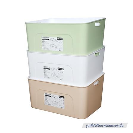 กล่องฝาปิดมีหูจับ 38 ลิตร STACKO 31x45x23.5 ซม. คละสี (1 ชิ้น)_4