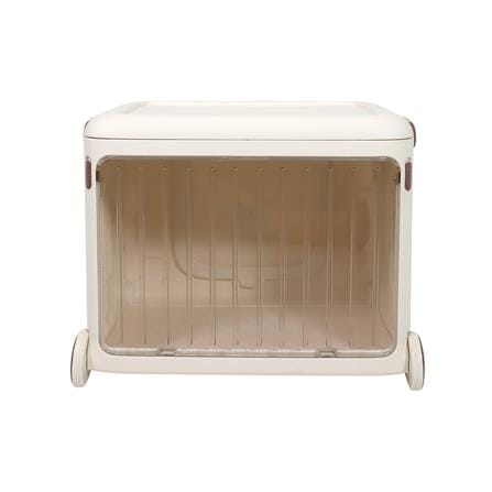 กล่องเก็บของฝาหน้าใส มีที่ลาก STACKO KID 49x35x38.5 ซม. สีขาว_2