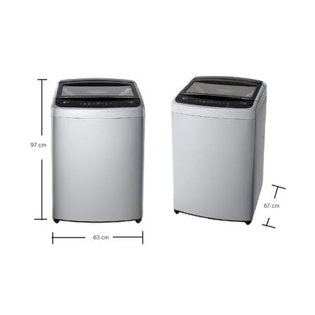 เครื่องซักผ้าฝาบน LG T2518VBTM 18 กก. อินเวอร์เตอร์ สีเทา_6