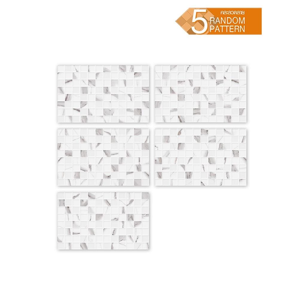 กระเบื้องผนัง 25x40 ซม. COTTO มิลค์ มาร์เบิ้ล ขาว (HYG) PM 1 ตร.ม.