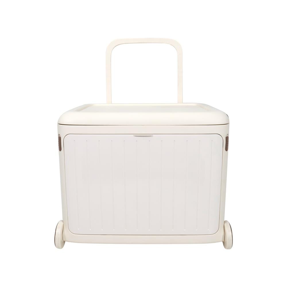กล่องเก็บของฝาหน้า มีที่ลาก STACKO KID 49x35x38.5 ซม. สีขาว