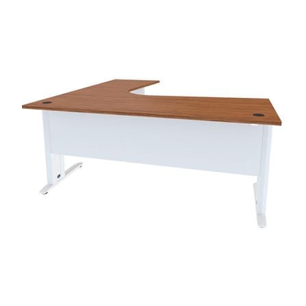 โต๊ะทำงานเข้ามุมขวา SURE ZEBRANO PLUS ZDK-1818R 180 ซม. สีไม้เข้ม_0