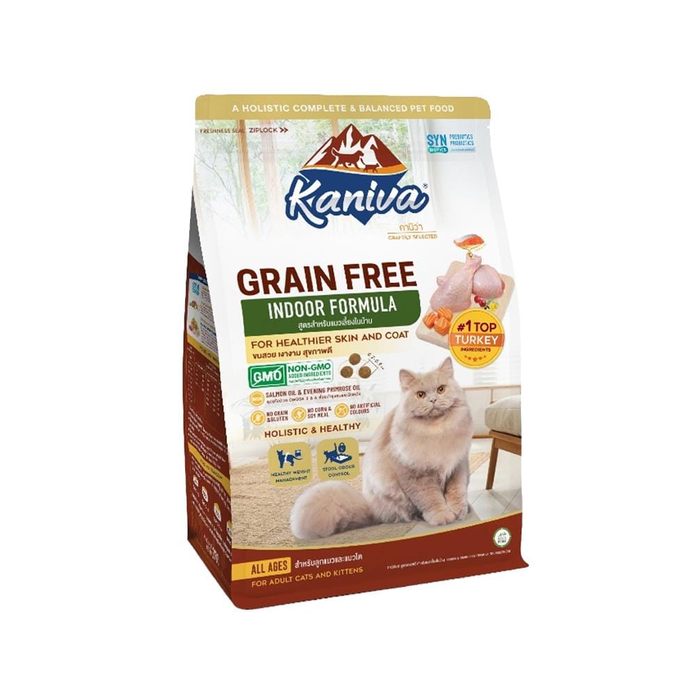 อาหารแมว KANIVA GRAIN FREE INDOOR 340 ก.