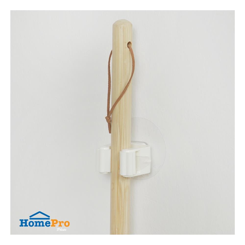 ขอแขวนไม้ถูพื้นติดเทปกาว PLIM M-10916 สีขาว