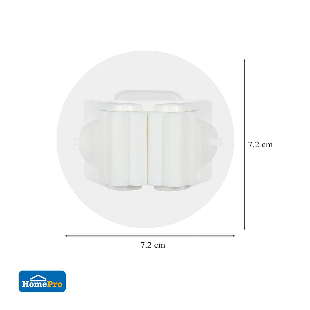ขอแขวนไม้ถูพื้นติดเทปกาว PLIM M-10916 สีขาว
