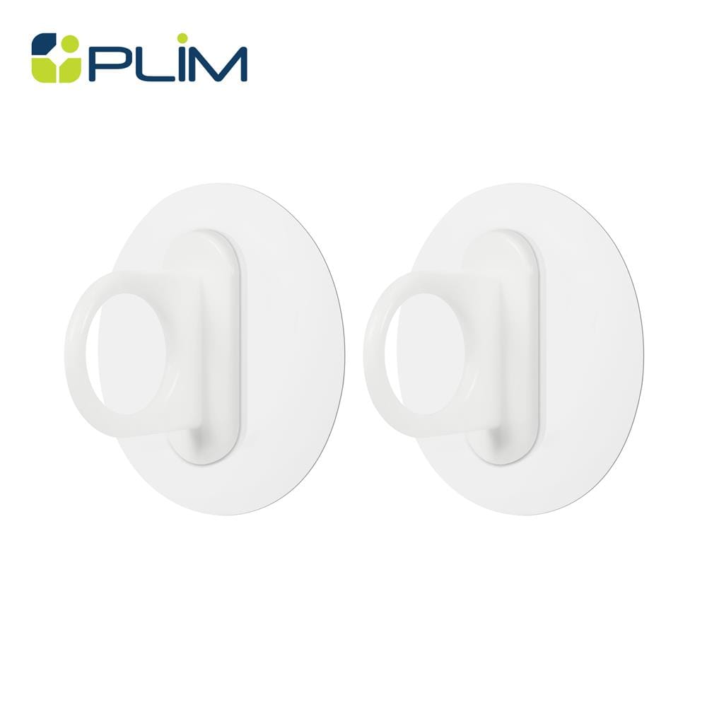ขอแขวนยึดราวอเนกประสงค์ติดเทปกาว PLIM XY-0905 สีขาว แพ็ก 2 ชิ้น