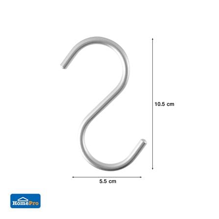 ขอแขวนอะลูมิเนียมตัวเอส PLIM XY-0441 5.5x10.5 ซม._4