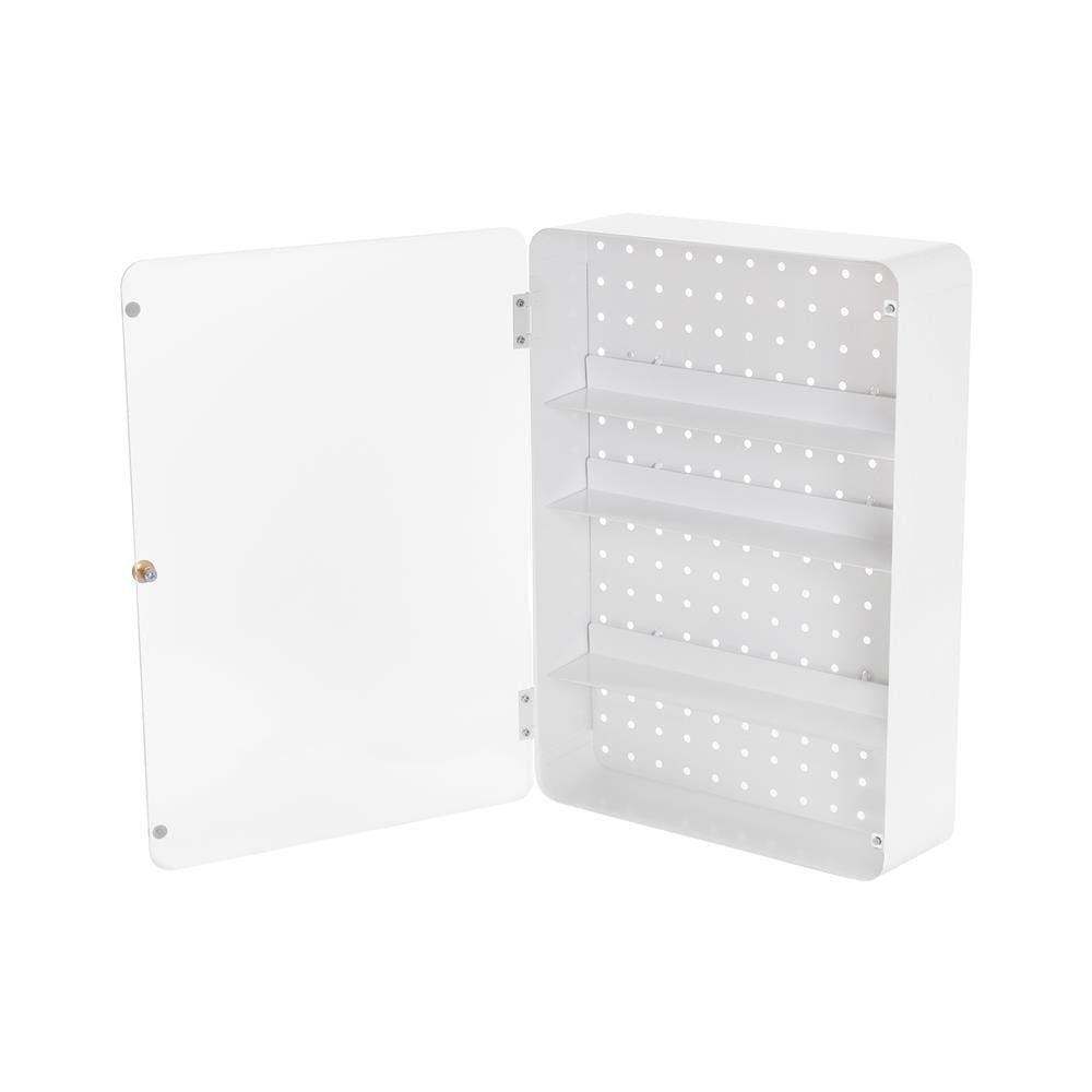 กล่องเหล็กโชว์โมเดล STACKO MANIA 30x9x42 ซม. สีขาว