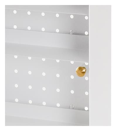 กล่องเหล็กโชว์โมเดล STACKO MANIA 30x9x42 ซม. สีขาว_5