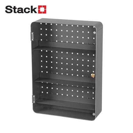 กล่องเหล็กโชว์โมเดล STACKO MANIA 30x9x42 ซม. สีเทา_1