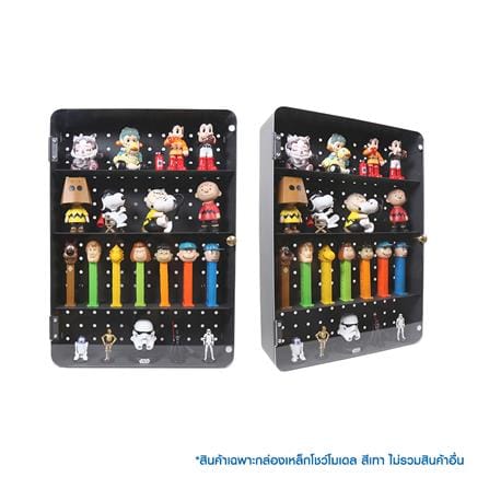 กล่องเหล็กโชว์โมเดล STACKO MANIA 30x9x42 ซม. สีเทา_7