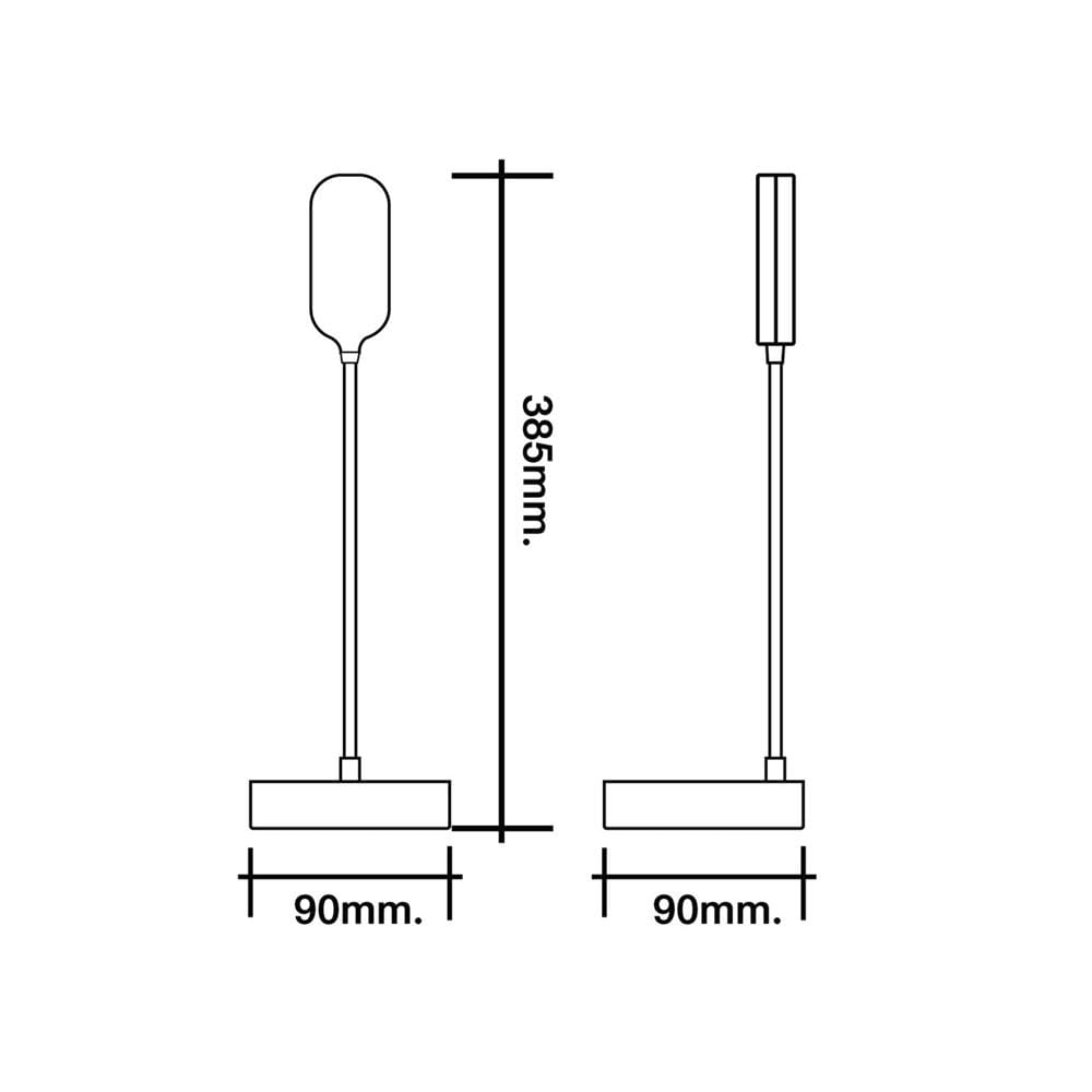 ไฟอ่านหนังสือ LED HI-TEK HFIL007 3 วัตต์ สีขาว