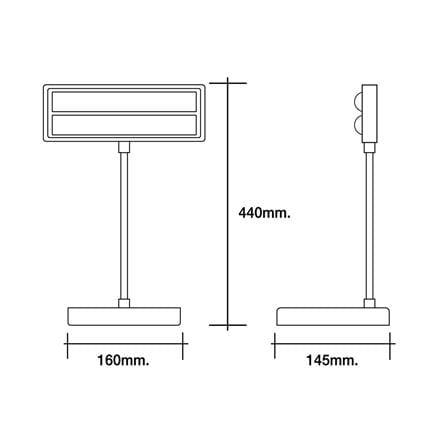 ไฟอ่านหนังสือ LED HI-TEK HFIL008 4 วัตต์ สีขาว_5