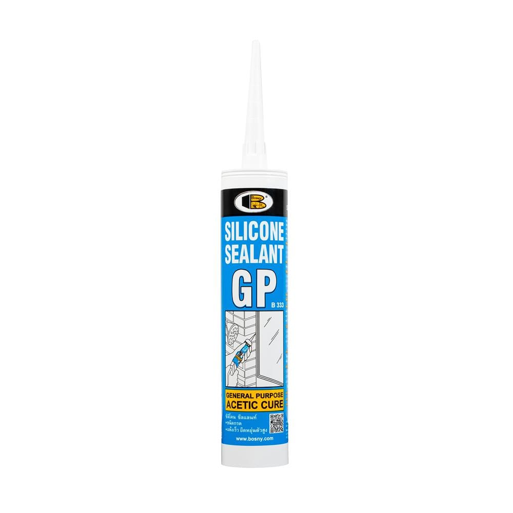 ซิลิโคนมีกรด BOSNY GP 280 มล. สีขาว