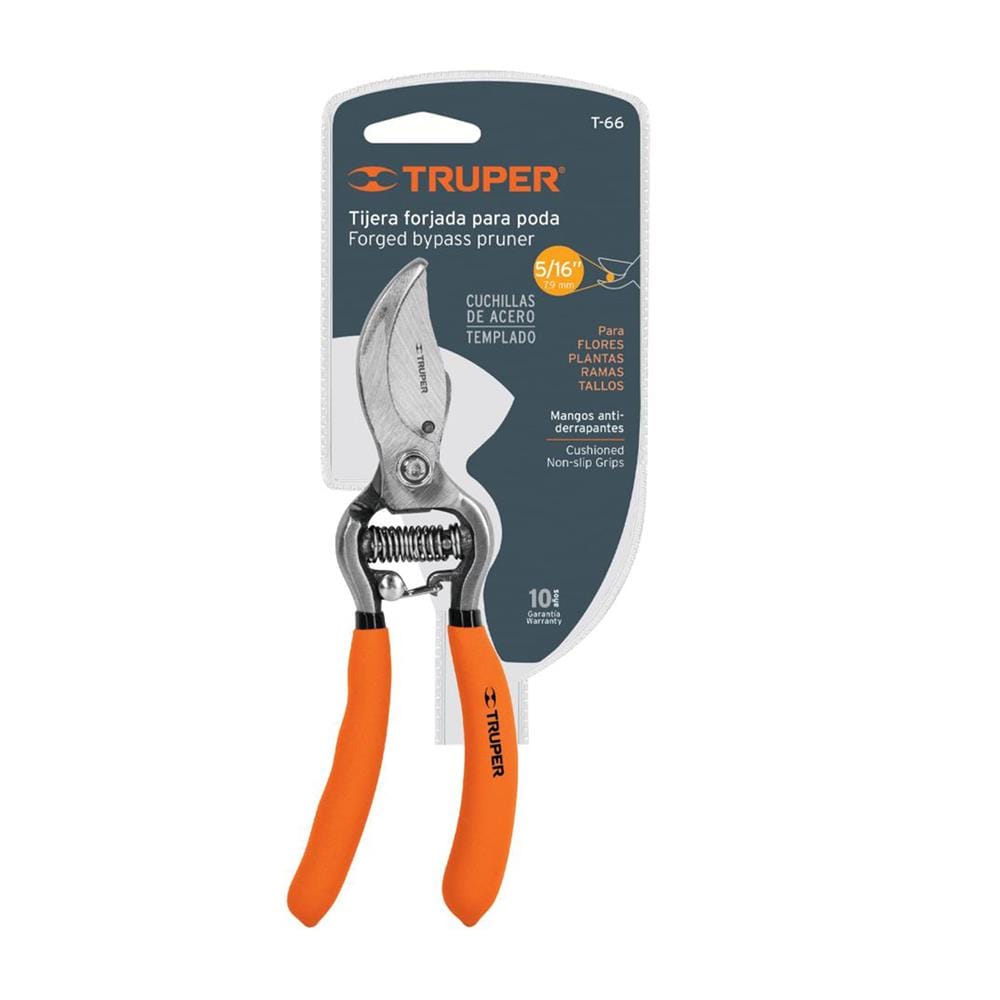 กรรไกรตัดกิ่งไม้ปากโค้งเหล็ก TRUPER 18462 6 นิ้ว