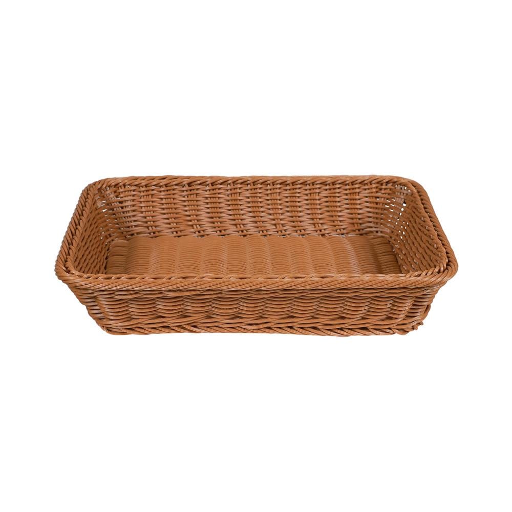 ตะกร้าหวายเทียมทรงเหลี่ยม KECH SIZE M 35x25x7ซม.