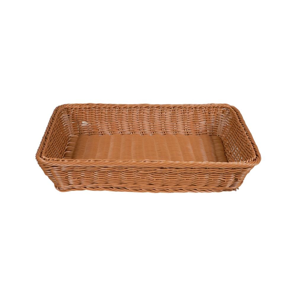 ตะกร้าหวายเทียมทรงเหลี่ยม KECH SIZE L 40x30x7 ซม.