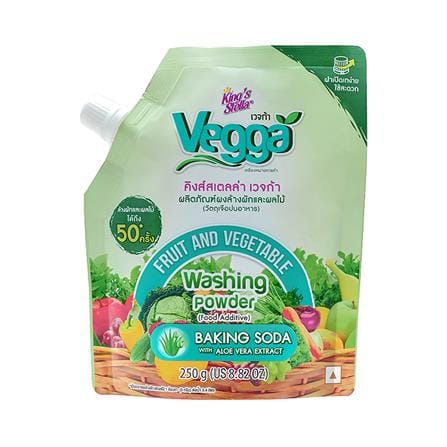 ผงล้างผักและผลไม้ KING STELLA VEGGA 250 กรัม_0