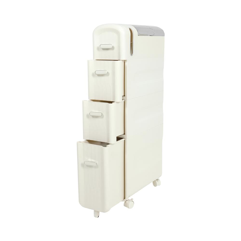 ตู้ลิ้นชักแคบ 4 ชั้น STACKO MOST 43x18x91.5 ซม. สีขาว