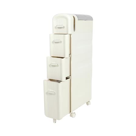ตู้ลิ้นชักแคบ 4 ชั้น STACKO MOST 43x18x91.5 ซม. สีขาว_3