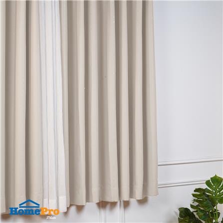ผ้าม่าน EYELET BENETTA CRUISE UV 240X160 ซม. สีครีม_6