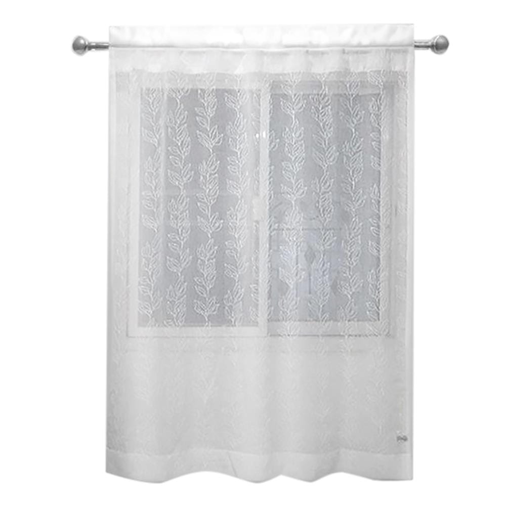 ผ้าม่านโปร่งซ่อนหู HOME LIVING STYLE DERRIS 135X160 ซม. สีขาว