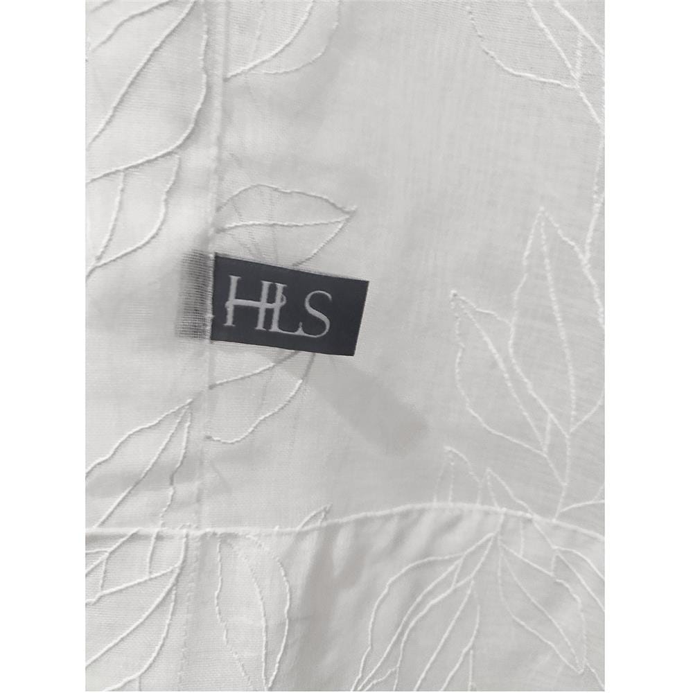 ผ้าม่านโปร่งซ่อนหู HOME LIVING STYLE DERRIS 135X160 ซม. สีขาว