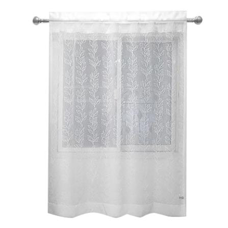 ผ้าม่านโปร่งซ่อนหู HOME LIVING STYLE DERRIS 135X160 ซม. สีขาว_0