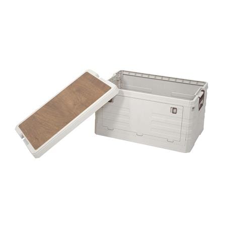 กล่องเก็บของพับได้ STACKO GLAM SIZE M 53x35x29 ซม. สีขาว_4