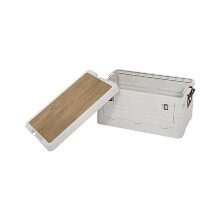 กล่องเก็บของพับได้ STACKO GLAM SIZE S 47.5x29.5x24 ซม. สีขาว_4