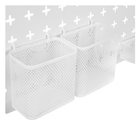 ชุดแผงเหล็กติดผนัง (A) STACKO TIDY 54.6x12.2x30.6 ซม. สีขาว_5