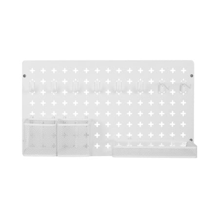 ชุดแผงเหล็กติดผนัง (A) STACKO TIDY 54.6x12.2x30.6 ซม. สีขาว_2