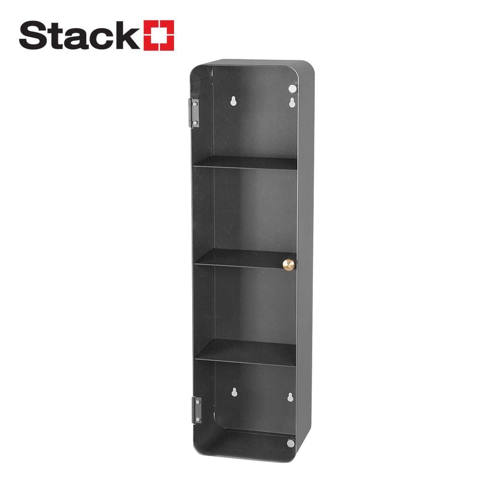 กล่องเหล็กโชว์โมเดล STACKO MANIA 15x10x56 ซม. สีเทา