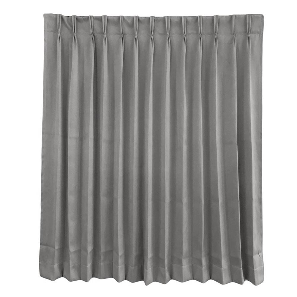 ผ้าม่านจีบ HOME LIVING STYLE ASTON UV 160X160 ซม. สีเทา_1