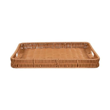 ตะกร้าหวายเทียมทรงเหลี่ยมมีช่องจับ KECH SIZE L 40x30x4.5 ซม._2