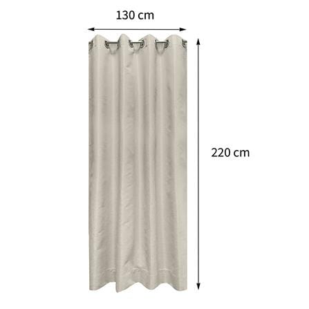 ผ้าม่าน EYELET HOME LIVING STYLE TAYLOR UV 130X220 ซม. สีเทาอ่อน_7