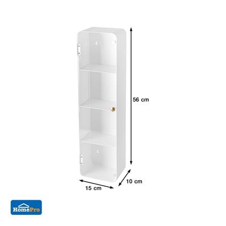 กล่องเหล็กโชว์โมเดล STACKO MANIA 15x10x56 ซม. สีขาว_12