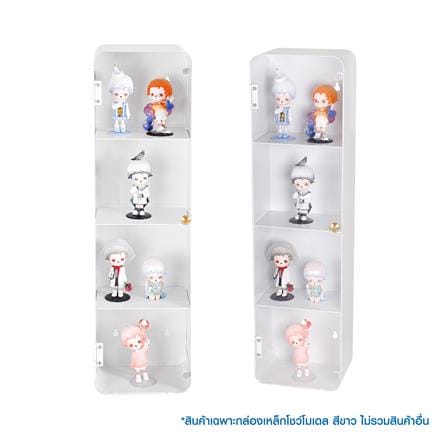 กล่องเหล็กโชว์โมเดล STACKO MANIA 15x10x56 ซม. สีขาว_6