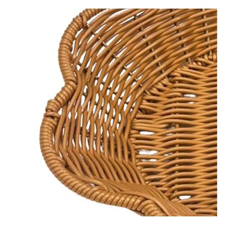 ตะกร้าหวายเทียมทรงกลีบดอกไม้ KECH SIZE M 25x5 ซม._3