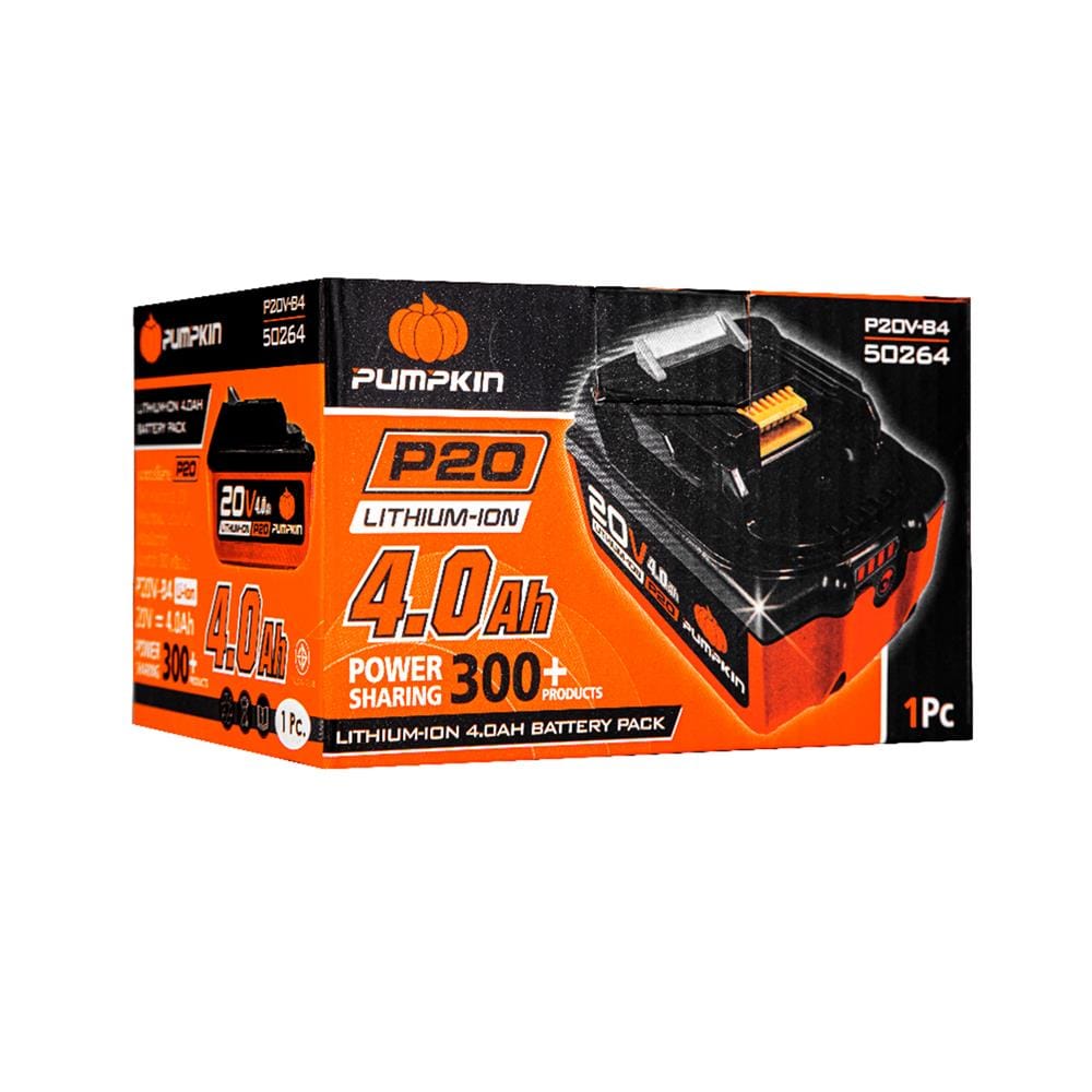 แบตเตอรี่ PUMPKIN P20 50264 20 โวลต์ 4.0 แอมป์
