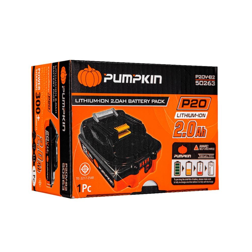 แบตเตอรี่ PUMPKIN P20 50263 20 โวลต์ 2.0 แอมป์