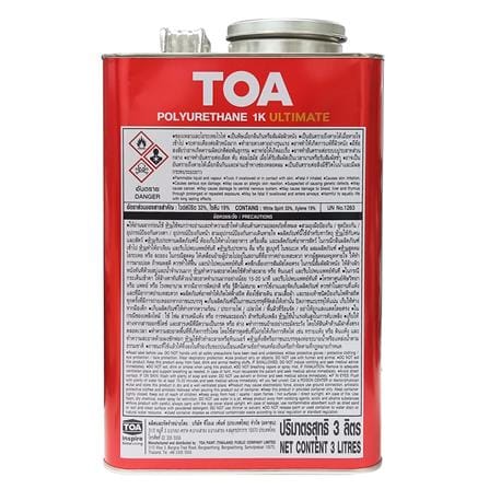 โพลียูรีเทนภายนอก TOA 1K ULTIMATE PG9901 สีไม้สักทอง เงา 3 ลิตร_1