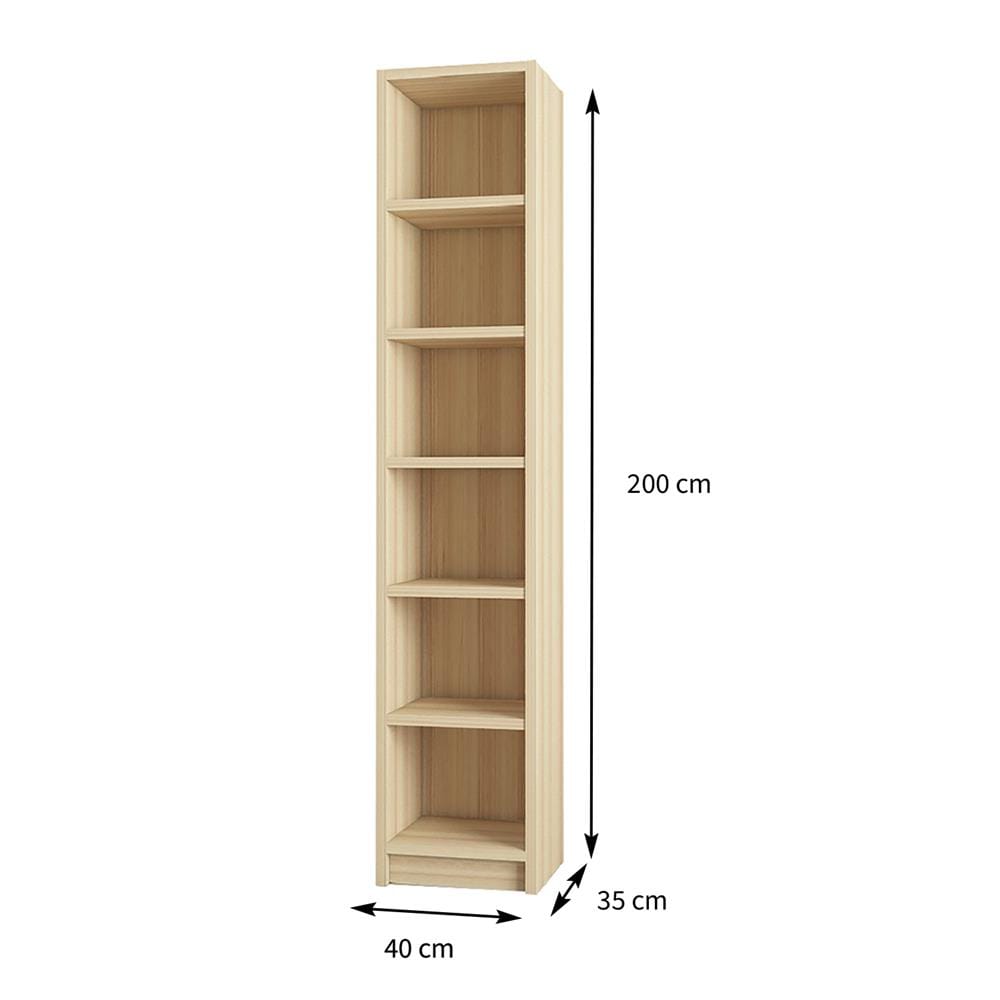 ชั้นวางของ 6 ชั้น FURDINI KEEPER 40 ซม. สี PINE OAK