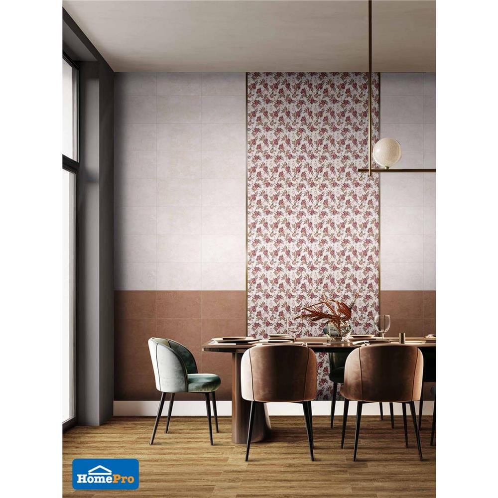 กระเบื้องผนัง 25x40 ซม. TARA เฮร่า โรส บราวน์ A 1 ตร.ม.