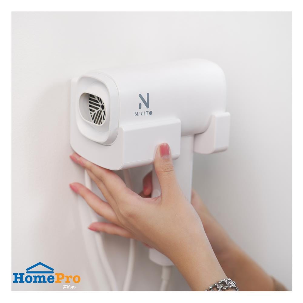 ไดร์เป่าผม NIKITO BA04 1400 วัตต์ สีขาว