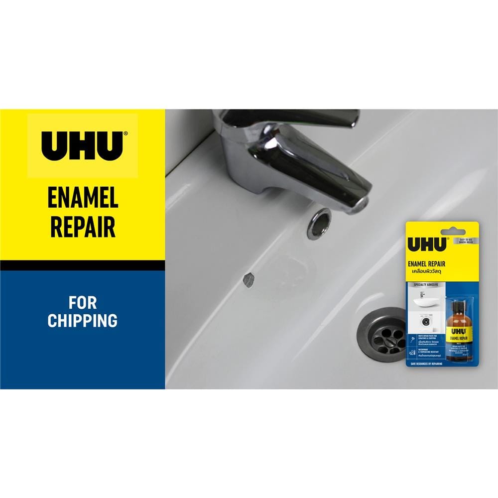 น้ำยาเคลือบผิว UHU ENAMEL REPAIR 23 ก. สีขาว
